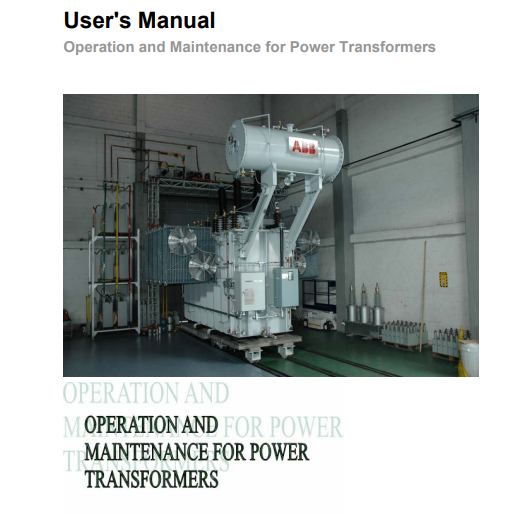 O & M for Power Transformers by ABB